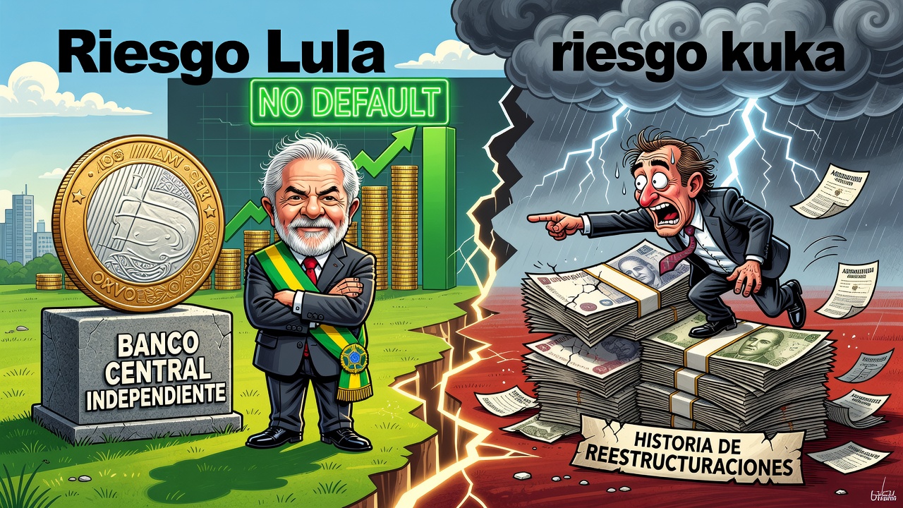 “Riesgo Lula” vs “riesgo kuka”: qué diferencias encuentran los economistas entre Brasil y la Argentina