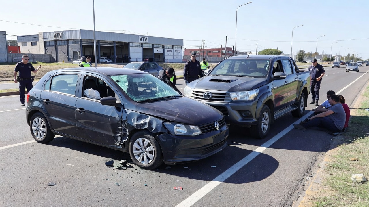 Murió una mujer de 77 años en violento choque en la Ruta 88