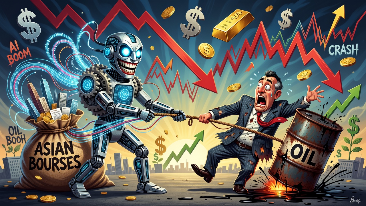 Image for Acciones asiáticas avanzan por la IA mientras cae el petróleo ante posible acuerdo entre EE.UU. e Irán