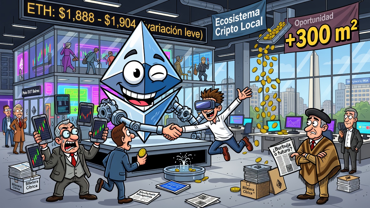 Ethereum abre hub físico de más de 300 m² en Buenos Aires