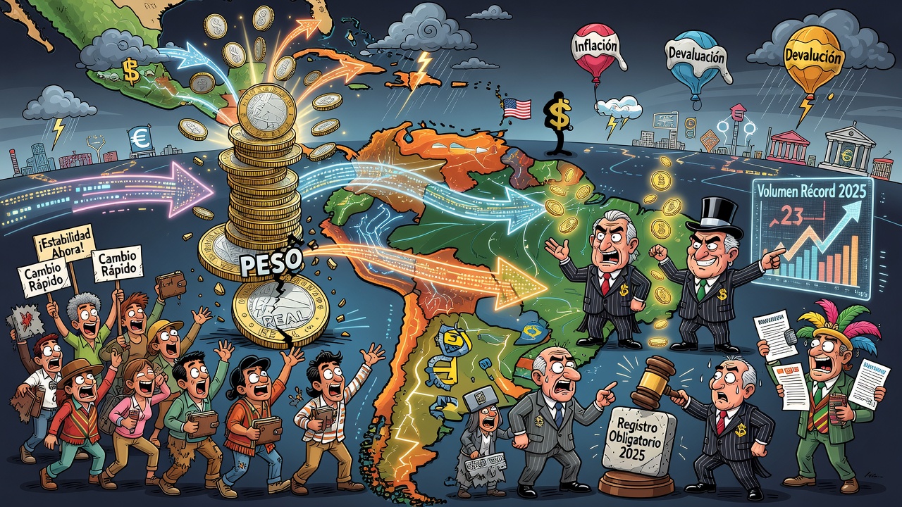 Latinoamérica impulsa la adopción global de stablecoins con volúmenes récord