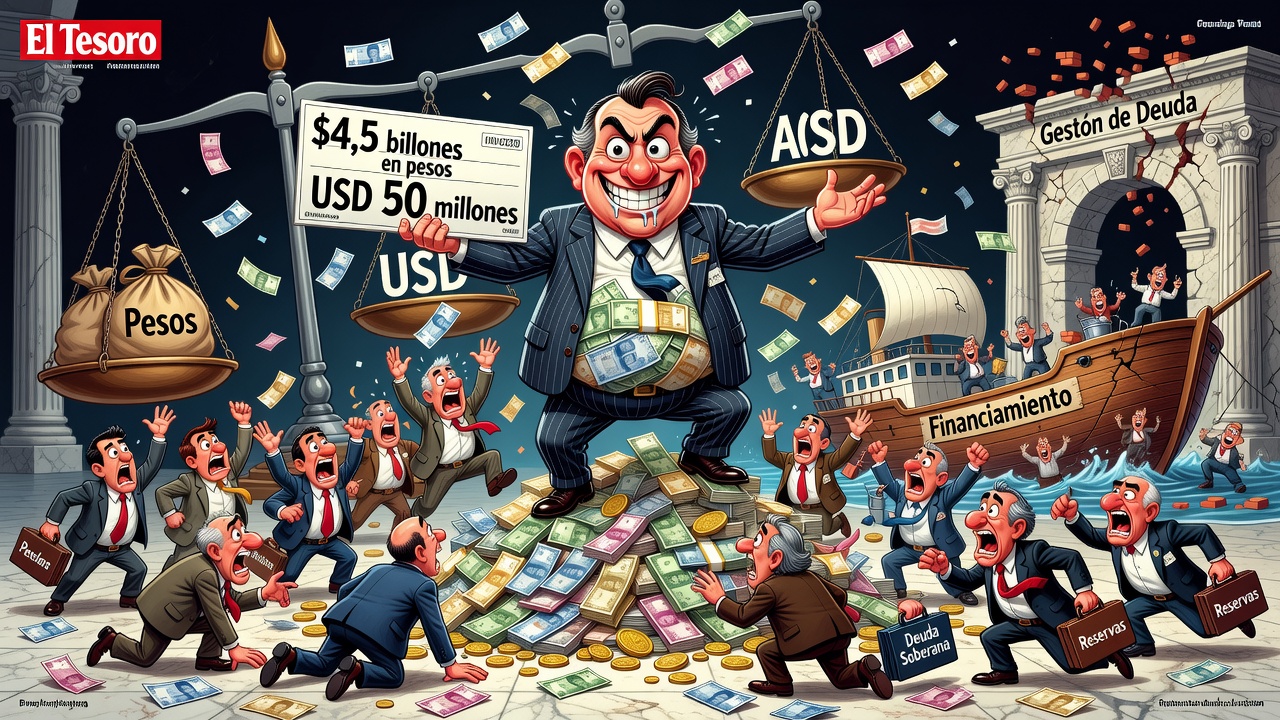 El Tesoro captó $4,5 billones en pesos y USD 50 millones en licitación