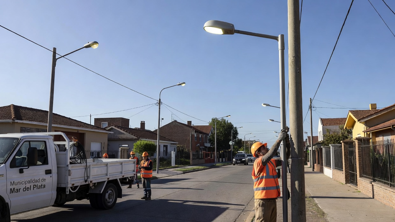 El municipio amplía su plan de iluminación LED en los barrios