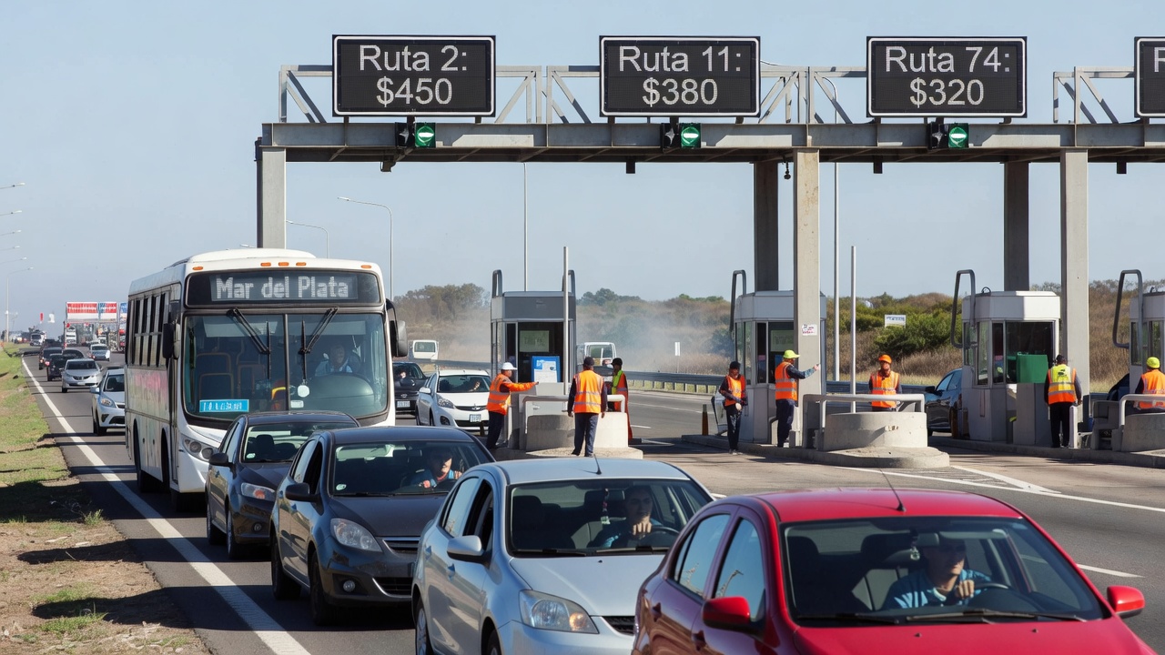 Suben los peajes en las rutas 2, 11 y 74: cuánto cuesta viajar a Mar del Plata
