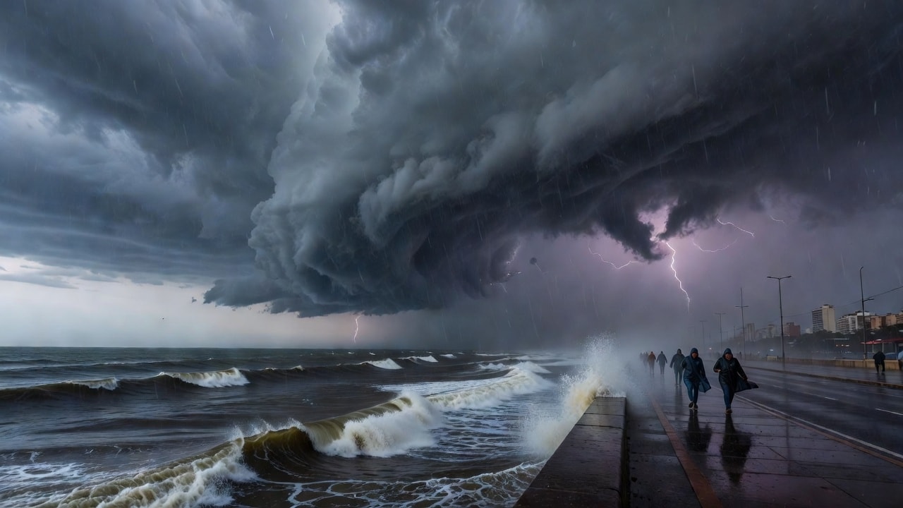 Emiten alerta amarilla por tormentas fuertes para esta noche y la madrugada del domingo