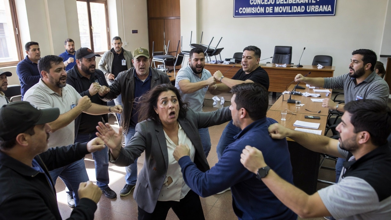 Escándalo en el Concejo Deliberante de Mar del Plata por debate sobre transporte