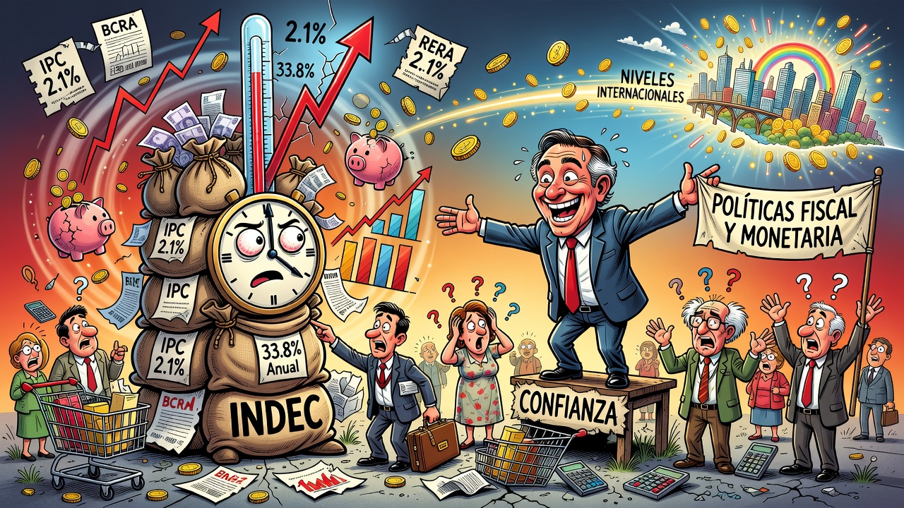 El INDEC informó que la inflación de julio fue del 2,1%