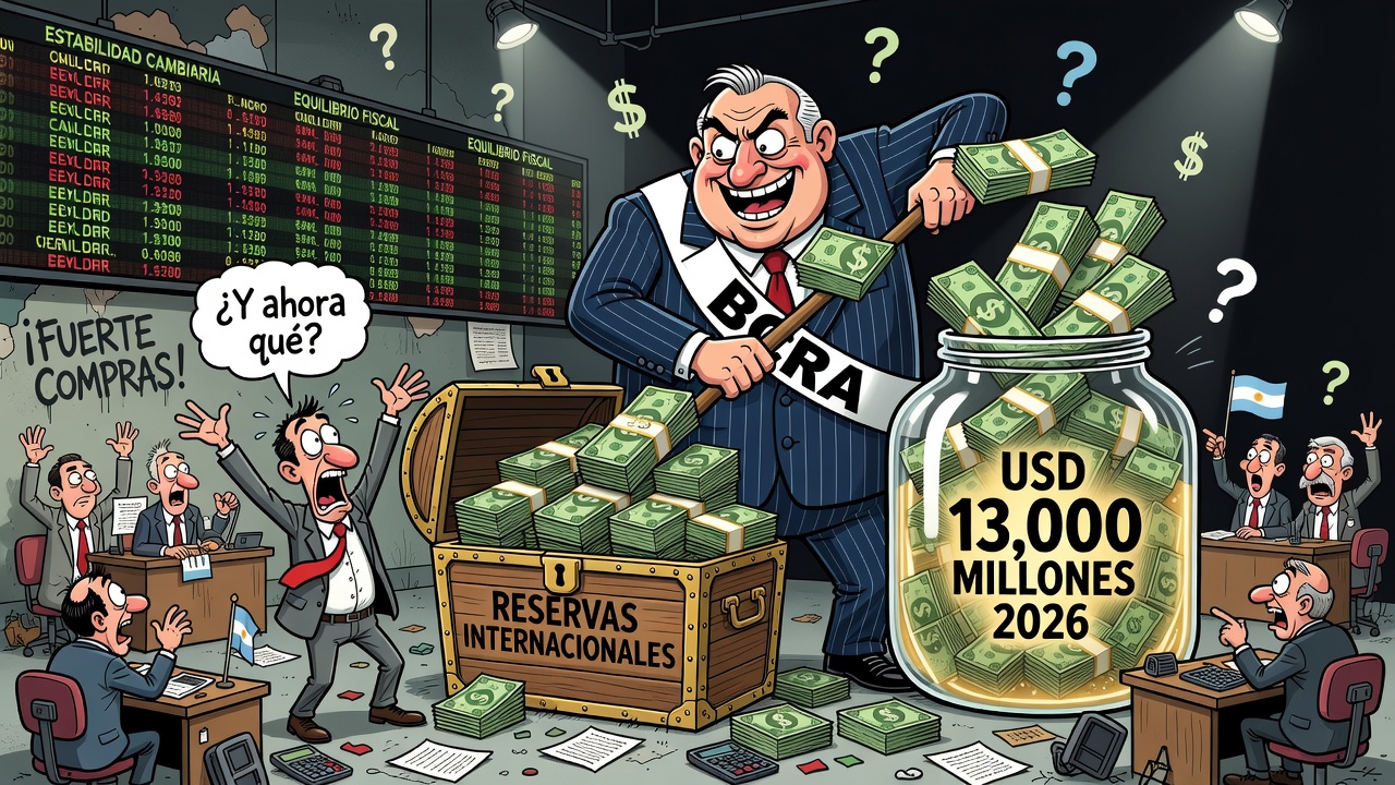 BCRA realizó fuertes compras de dólares y supera los USD 13.000 millones en 2026