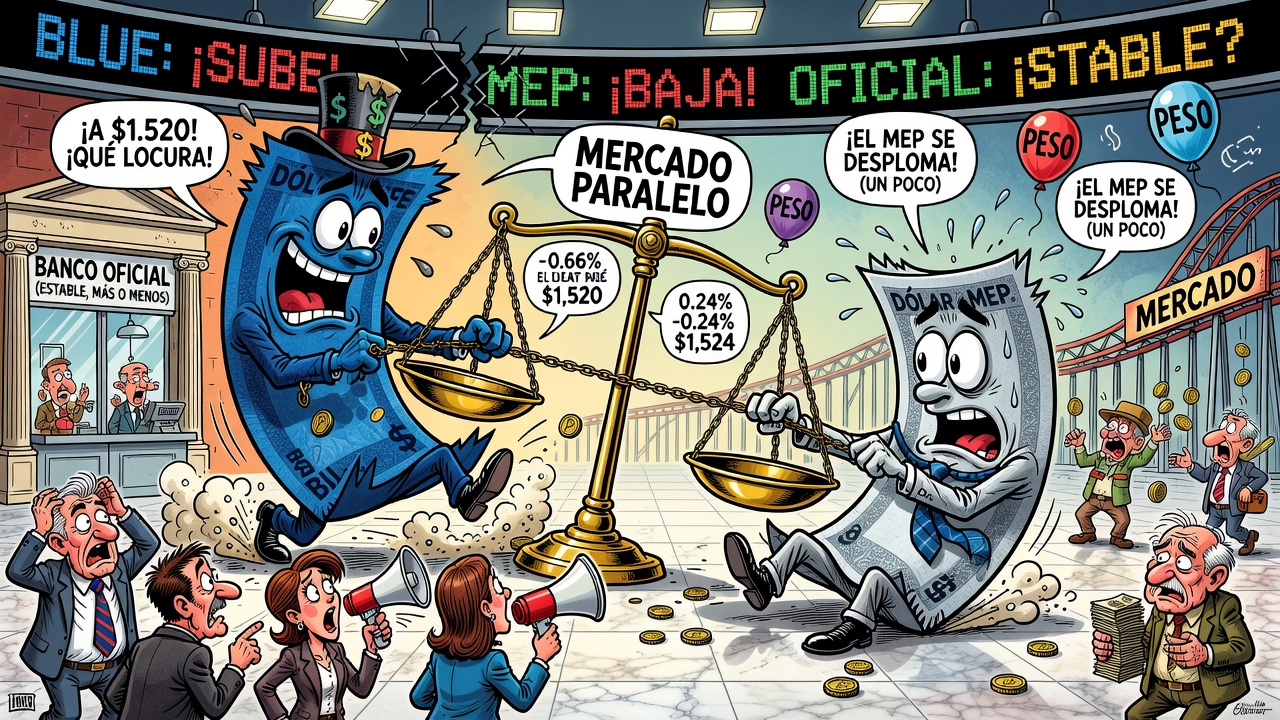 Image for El dólar blue cerró a $1.520 y el MEP bajó levemente el lunes 13 de julio