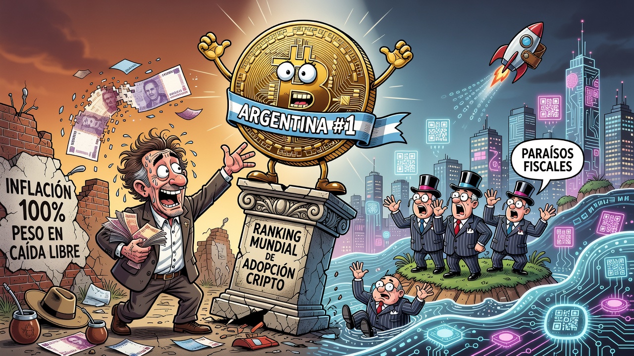 Argentina lidera ranking mundial de adopción de criptomonedas