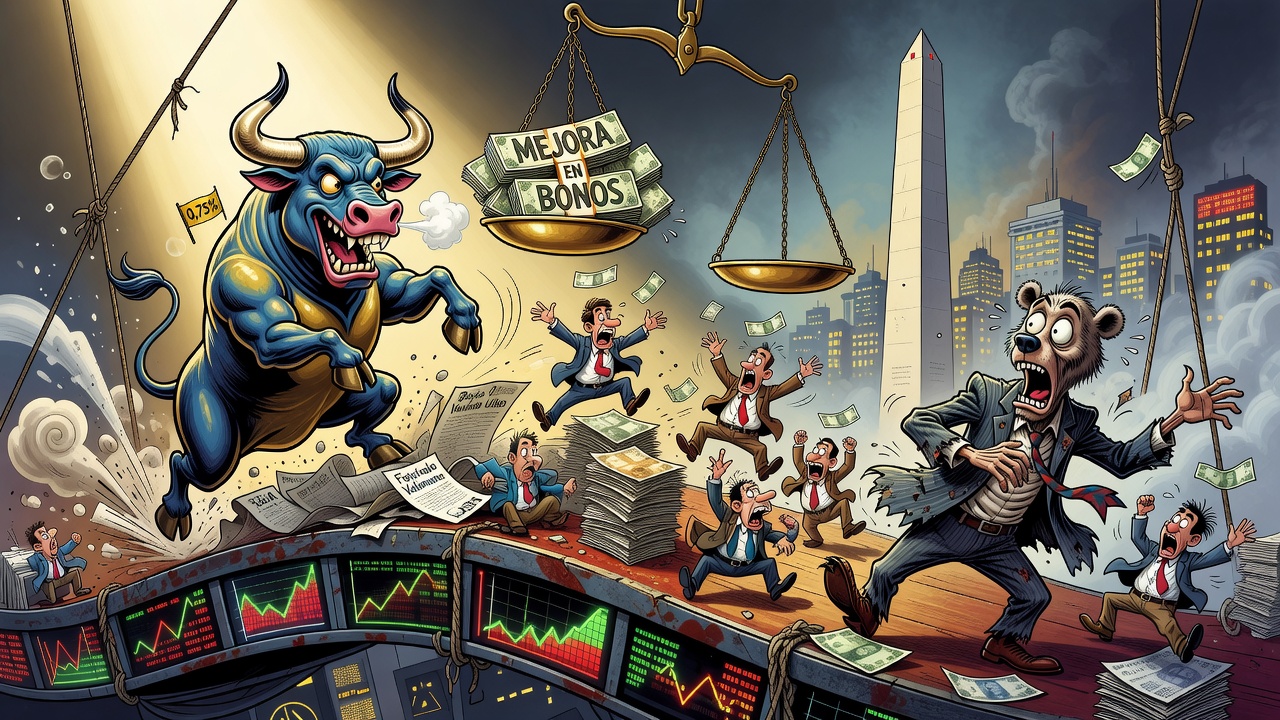 S&P Merval sube 0,75% impulsado por mejora en bonos