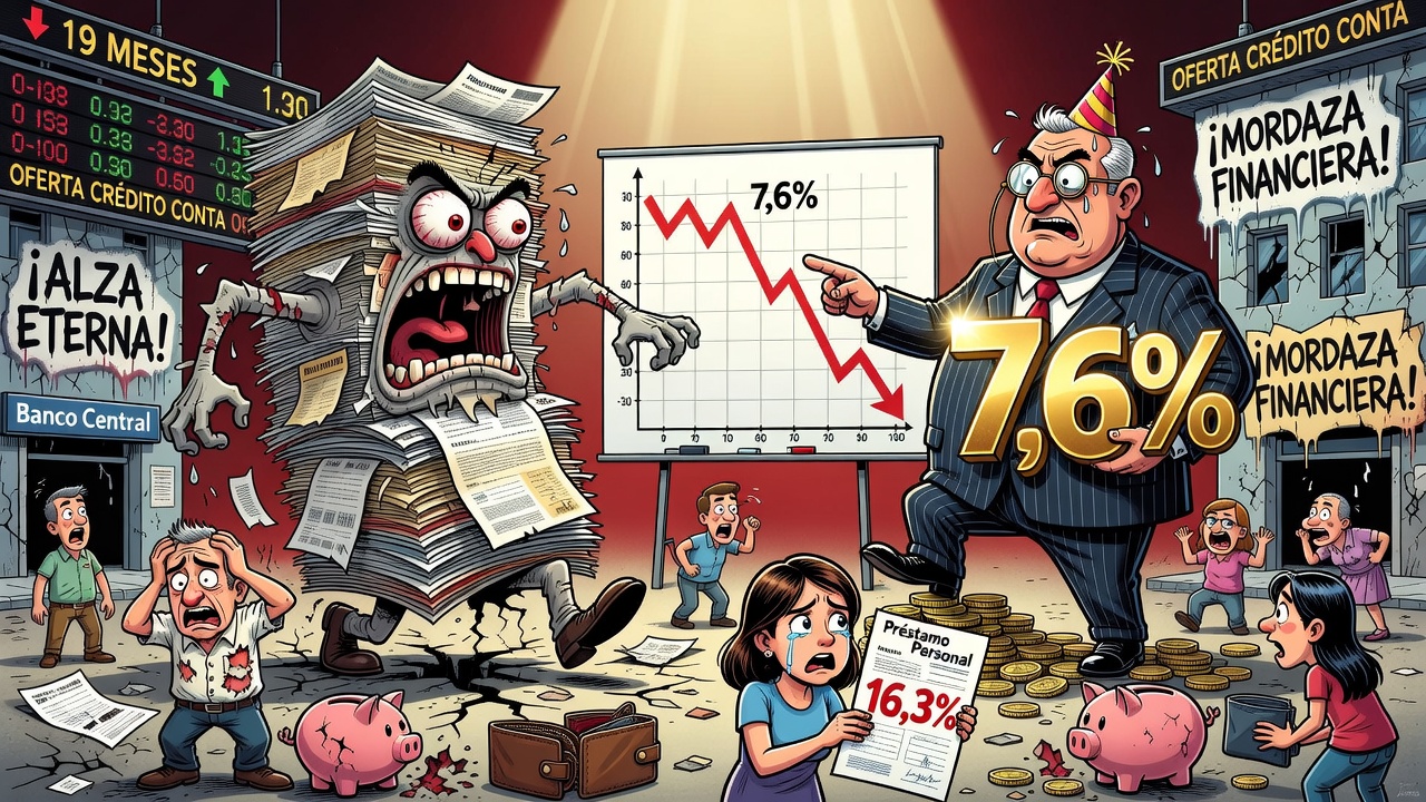 La mora bancaria general cayó al 7,6% en junio tras 19 meses de alzas