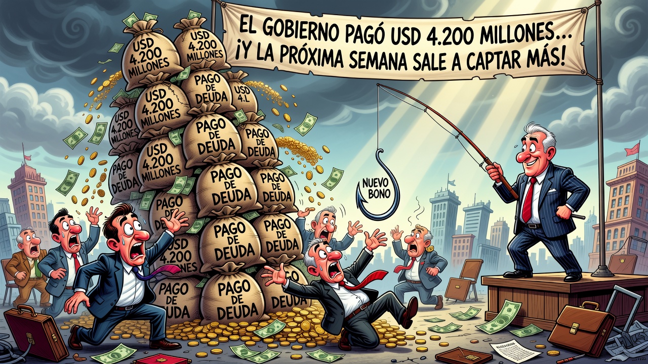 Image for El Gobierno pagó USD 4.200 millones y la semana que viene sale a captar nuevos fondos a través de un nuevo bono