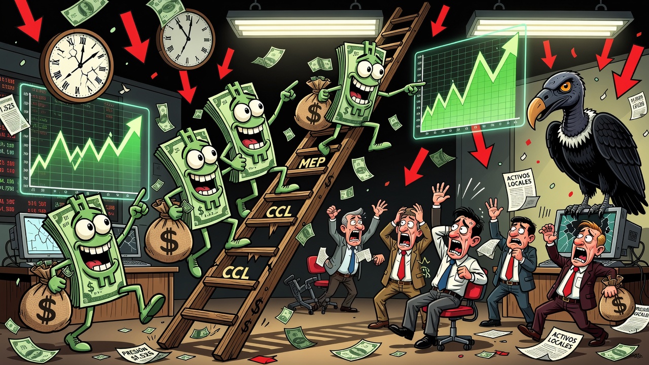 Image for Dólar MEP y CCL operan al alza en una jornada volátil