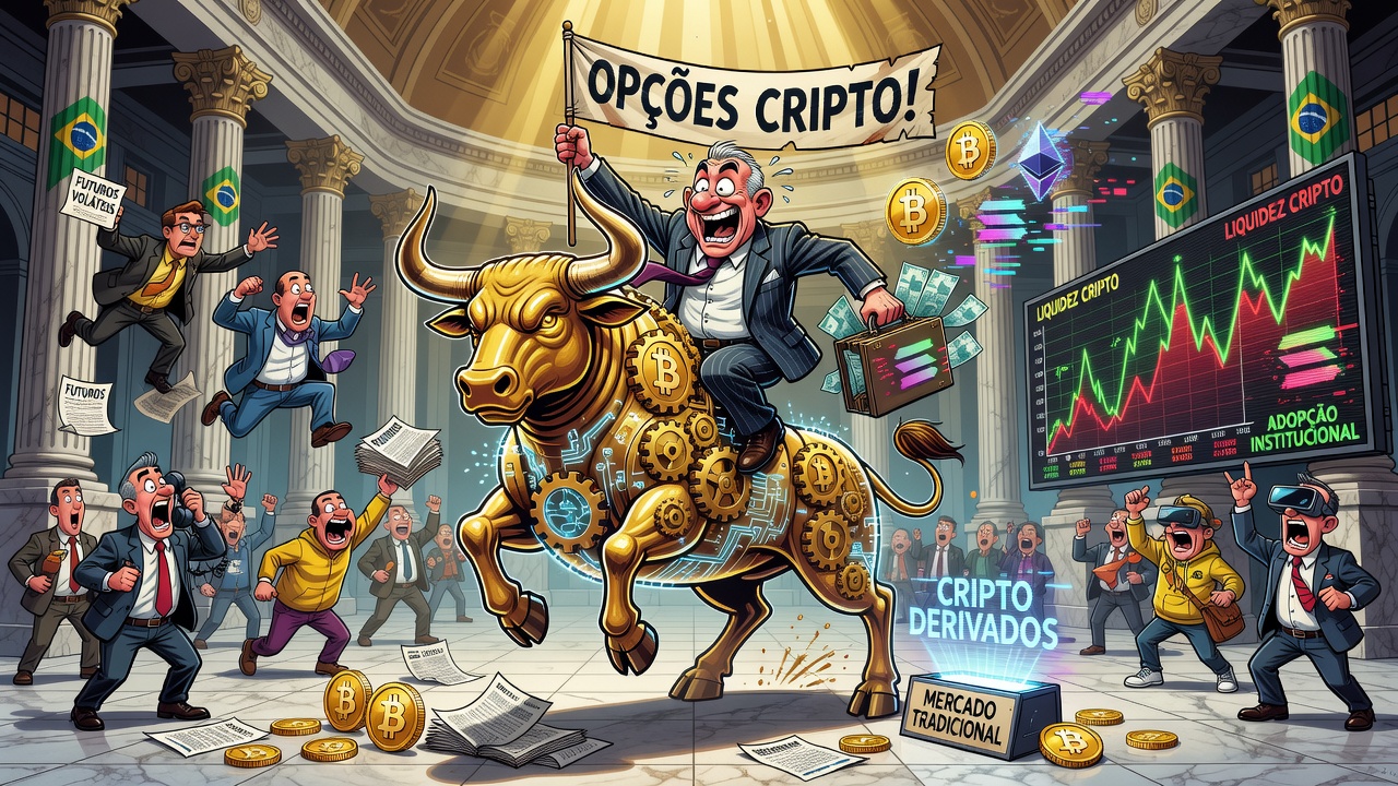 B3 lanza opciones sobre futuros de Bitcoin, Ethereum y Solana