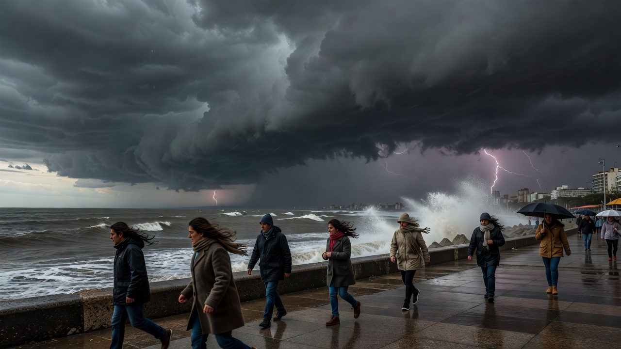 Rige un nuevo alerta meteorológico para Mar del Plata