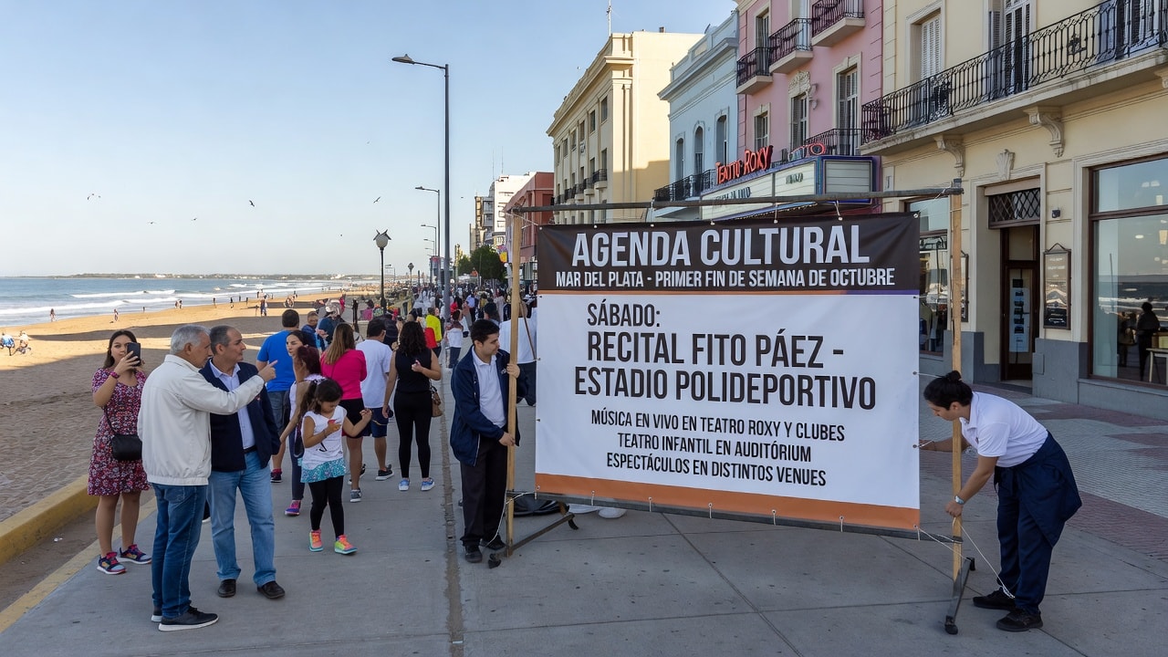 Agenda cultural en Mar del Plata para el primer fin de semana de octubre