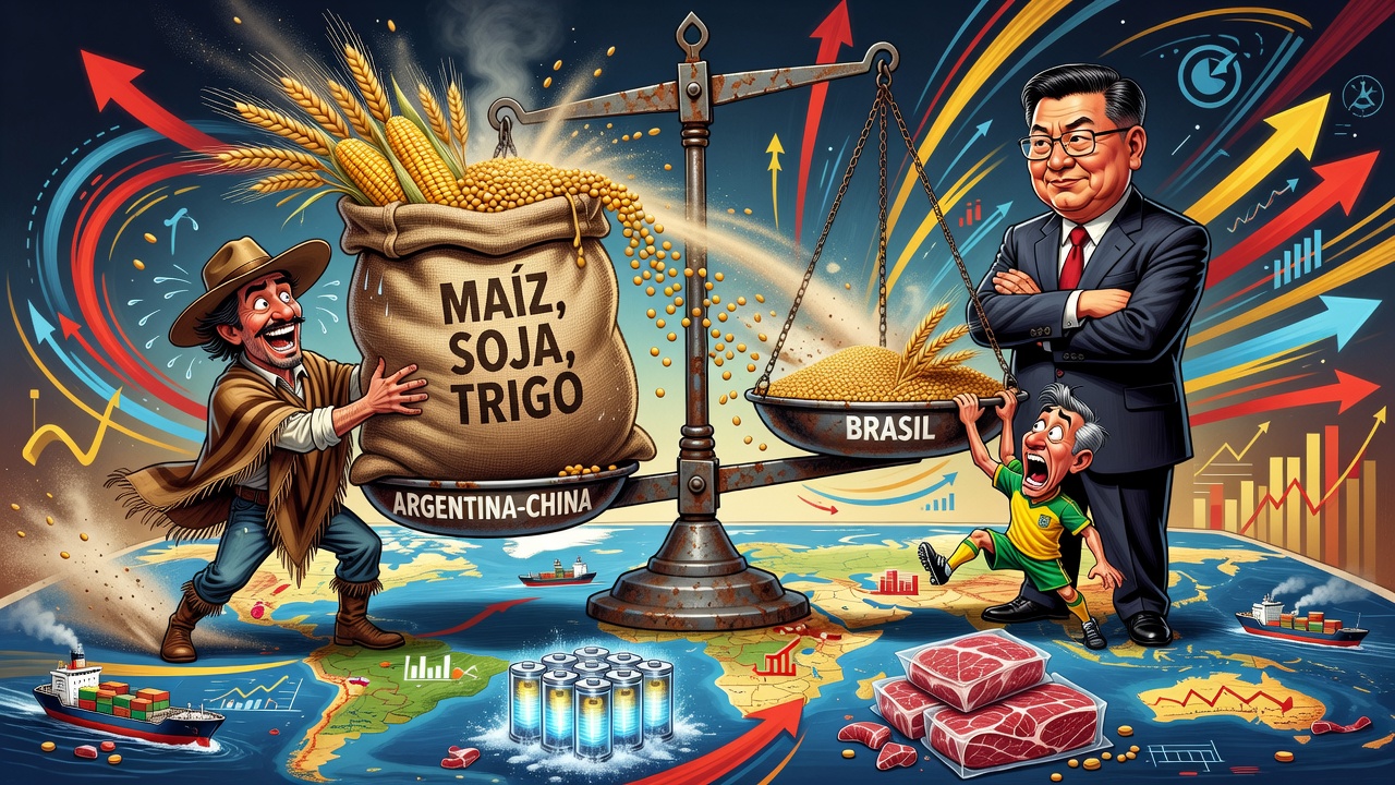 Image for Exportaciones argentinas a China crecieron 78% y acortan brecha con Brasil como principal socio