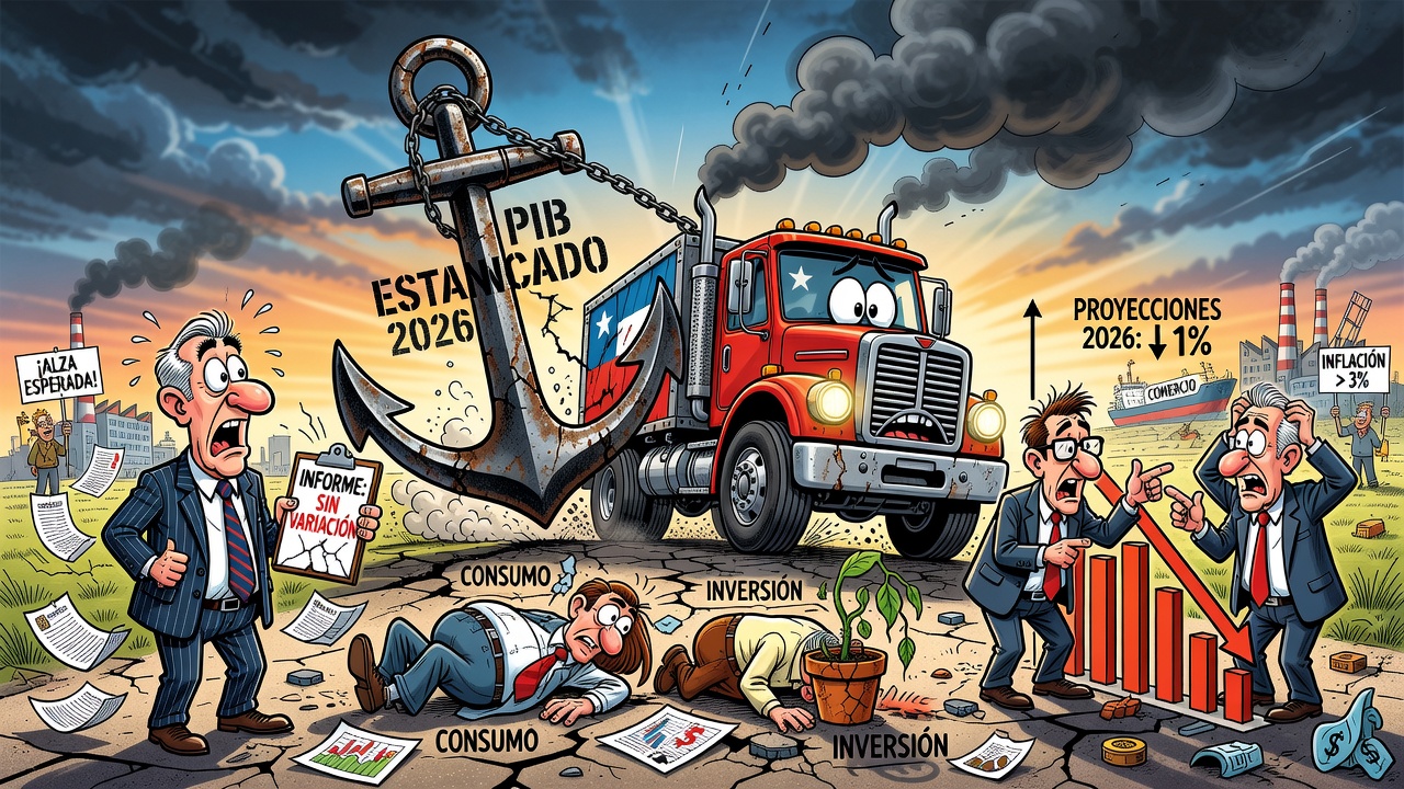 PIB de Chile se estancó en el segundo trimestre de 2026