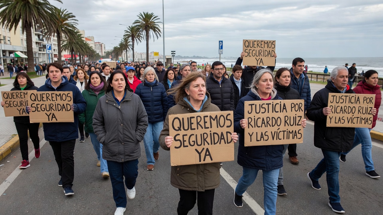 “Vivimos con una sensación de paranoia constante”: vecinos marcharon por Ricardo Ruiz y reclamaron más seguridad