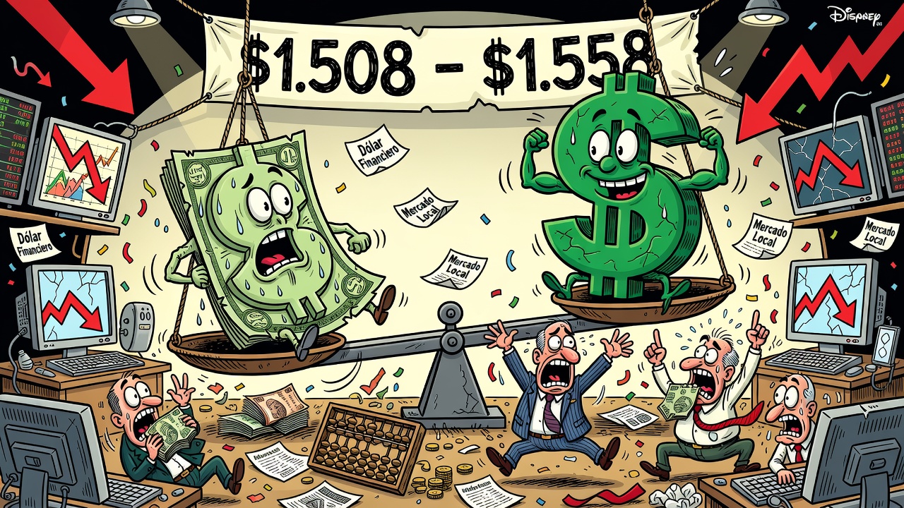 Dólar MEP se ubica en $1.508 y CCL en $1.558