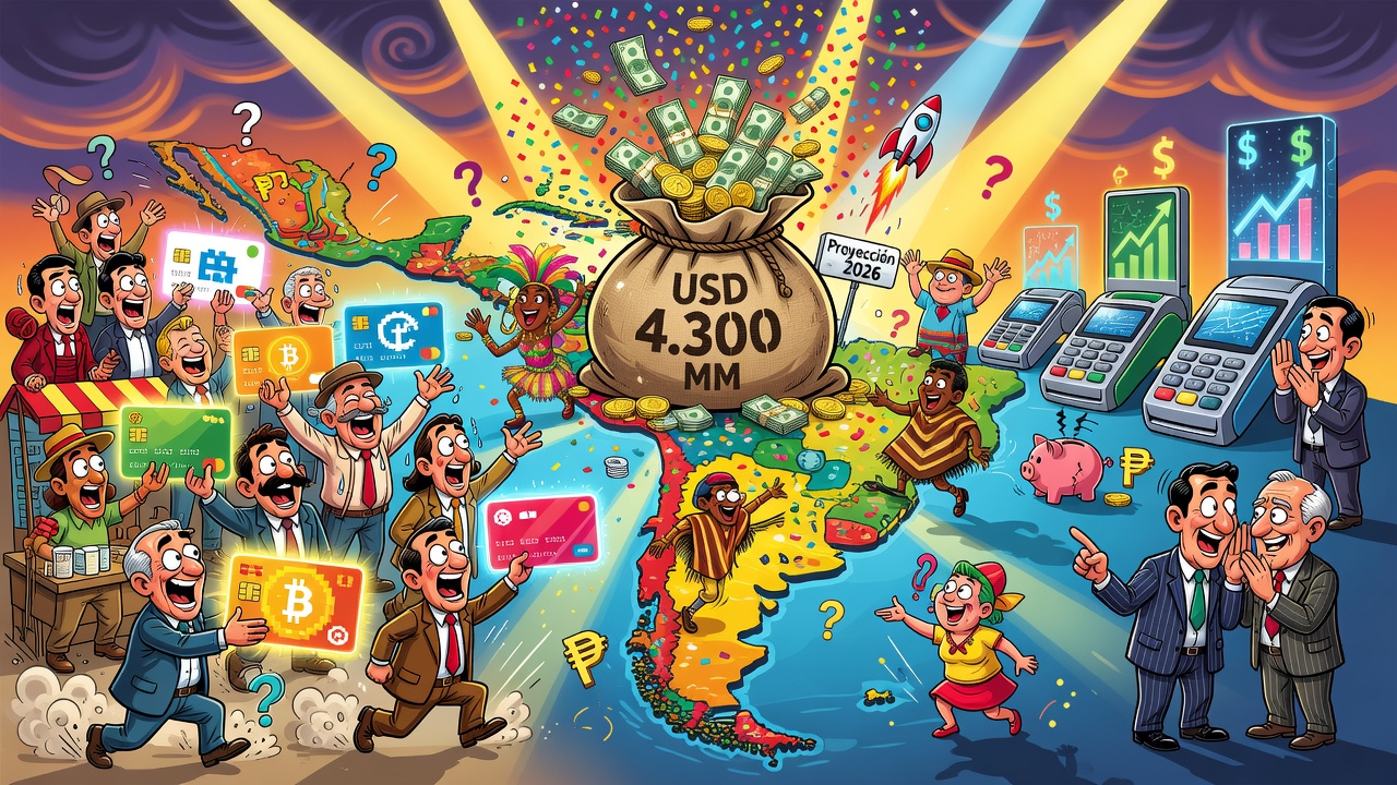 Image for Transacciones con tarjetas cripto en LATAM acumulan USD 4.300 millones en el primer semestre de 2026
