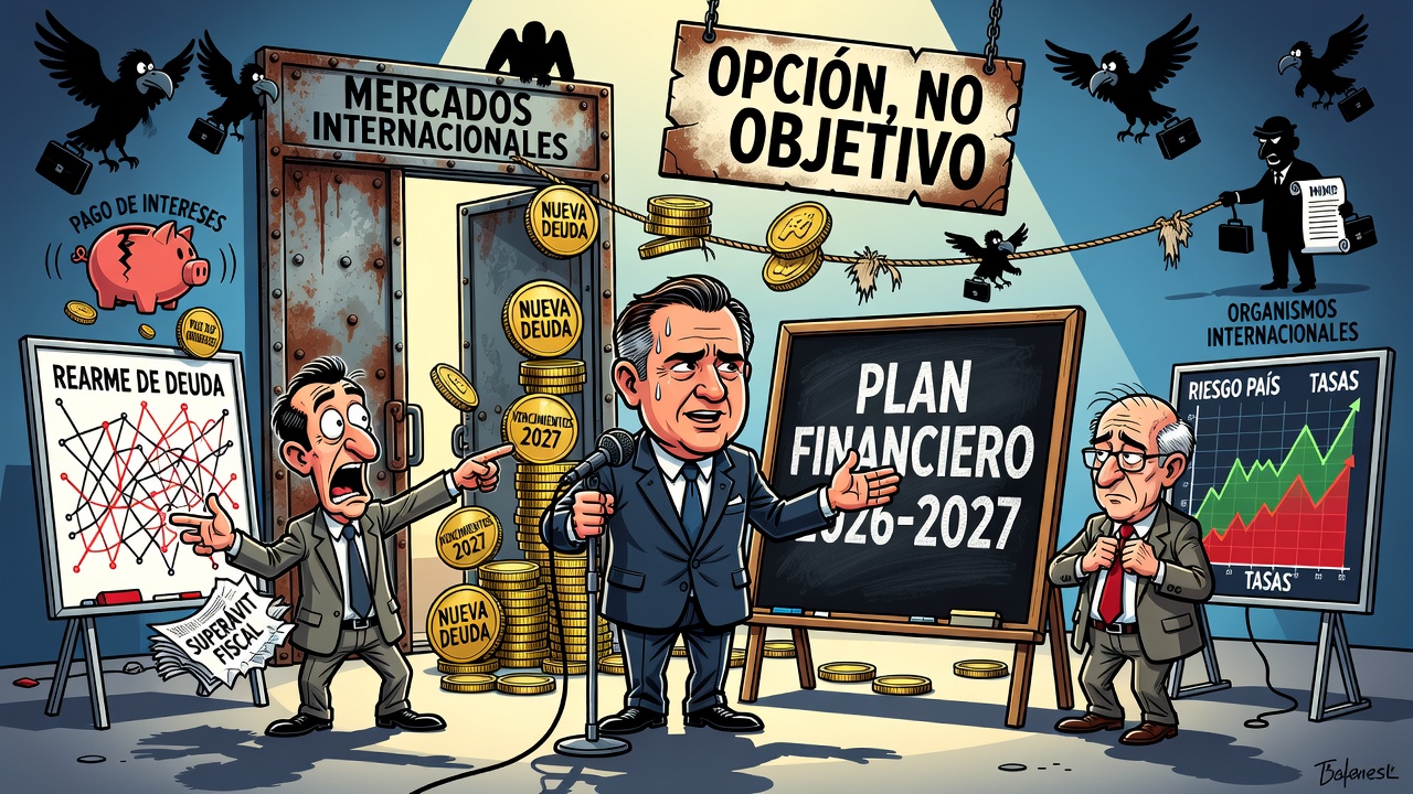 Image for Luis Caputo presentó el programa financiero 2026-2027: salir a los mercados es una opción y no un objetivo