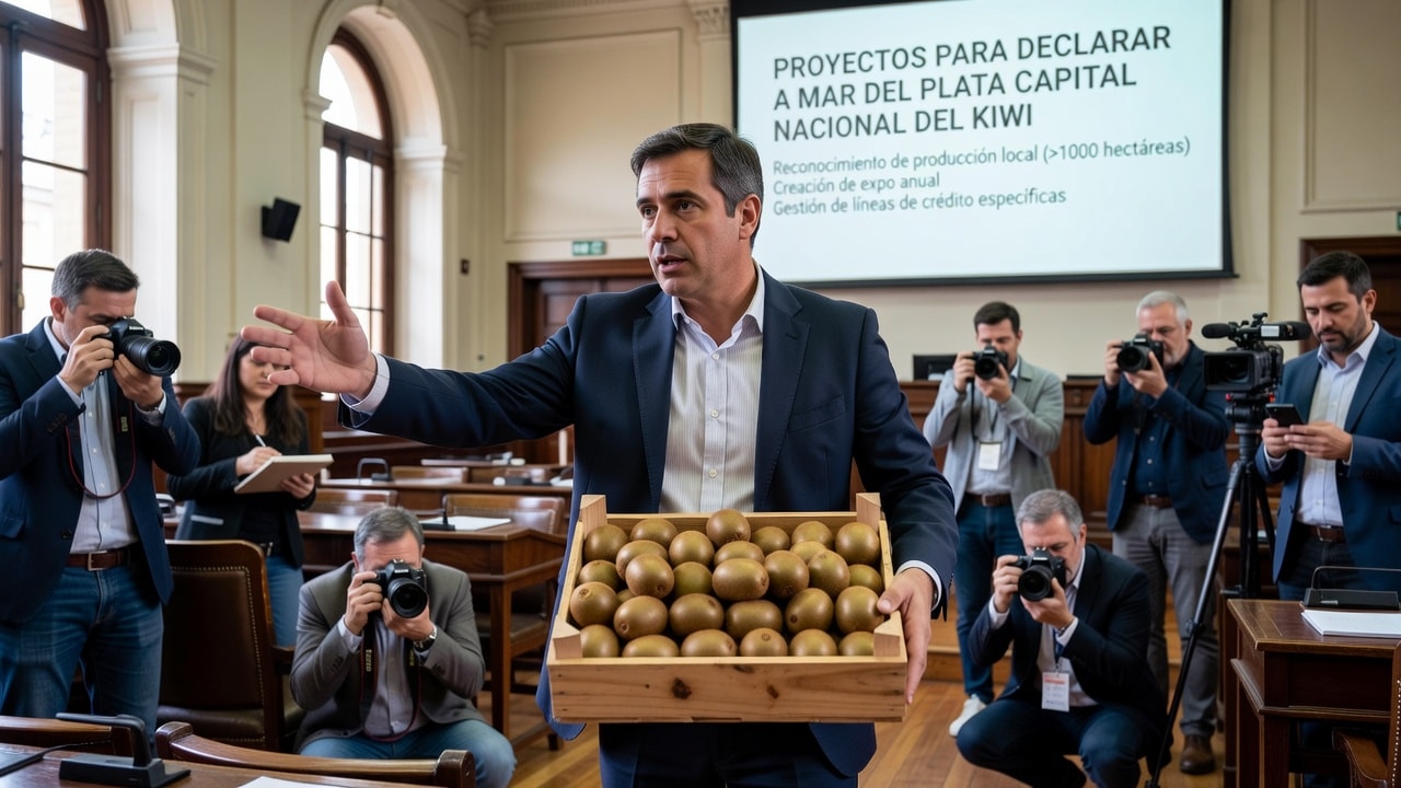 Buscan que Mar del Plata sea declarada capital nacional del kiwi