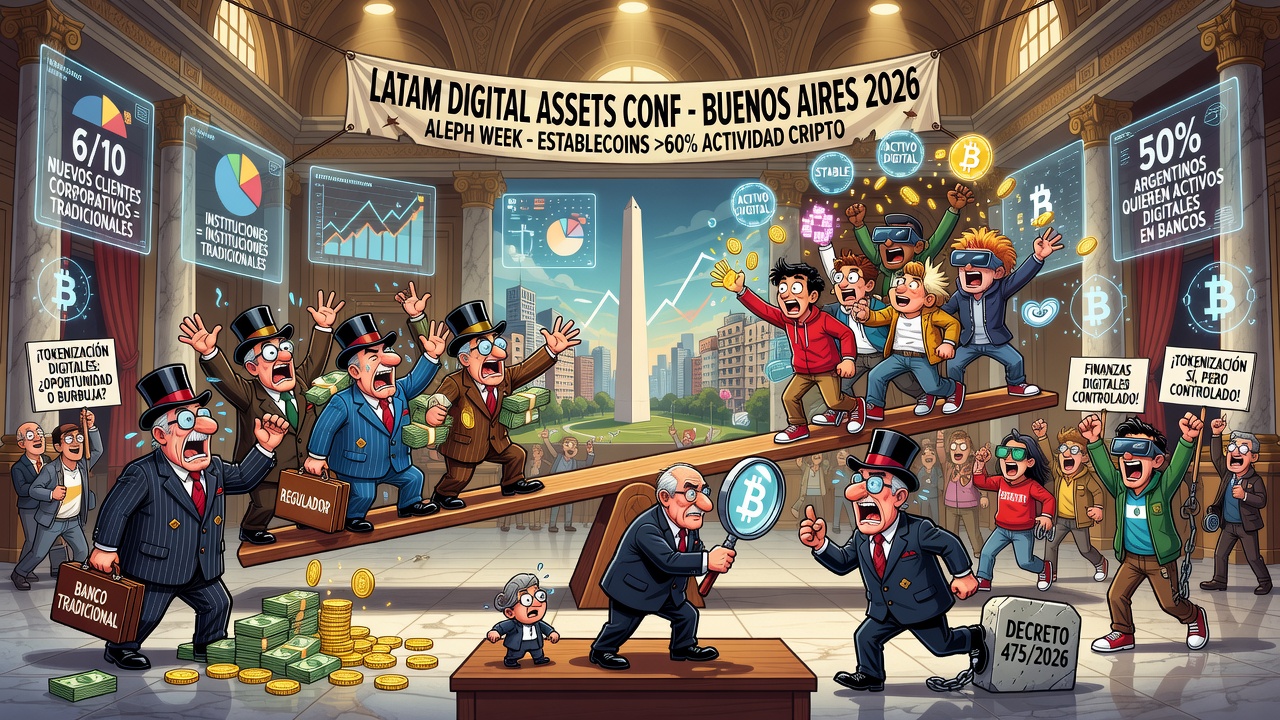 Latam Digital Assets Conf reunirá a bancos y reguladores en Buenos Aires