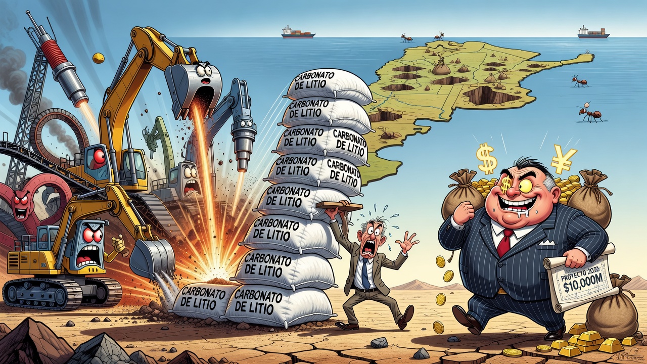 Image for La producción de litio creció 45% en mayo y lidera el sector minero