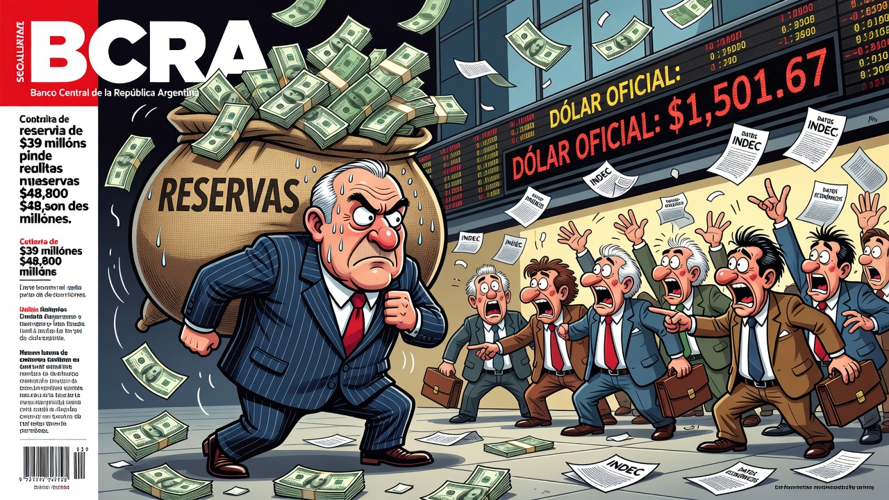 Image for BCRA compró US$39 millones y reservas se acercan a los US$48.800 millones