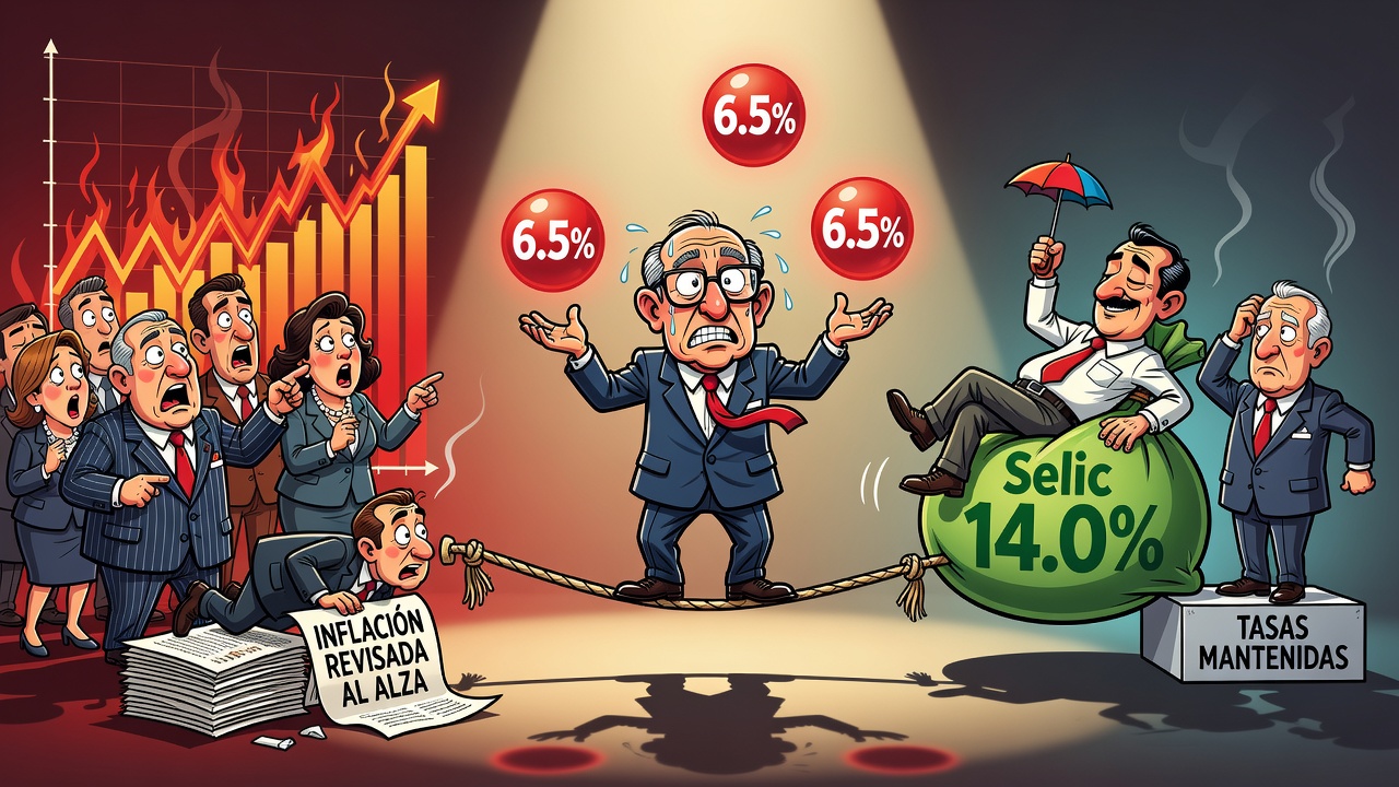 Banxico mantiene tasa de interés en 6,5% y revisa al alza previsión de inflación