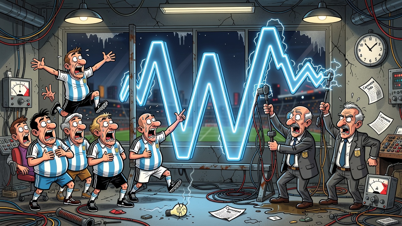 Se repitió la “W” en el consumo de energía eléctrica durante el partido entre Argentina e Inglaterra
