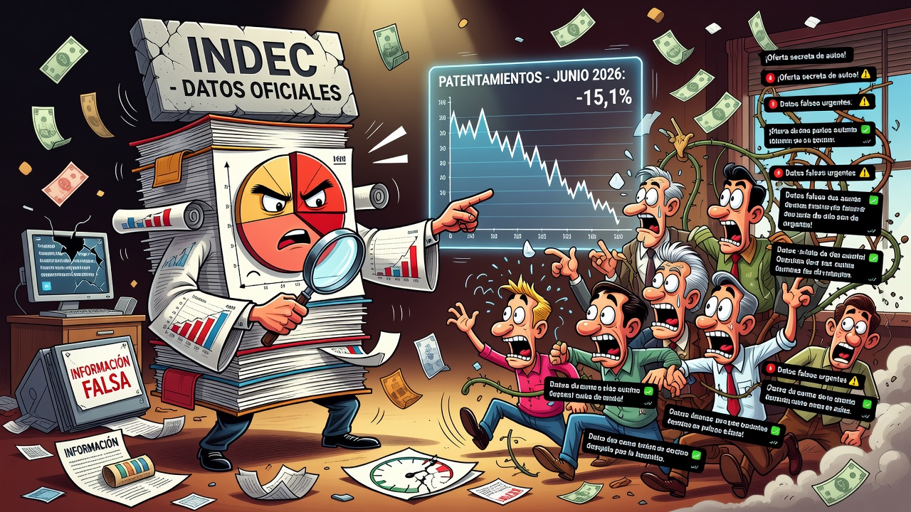 Image for INDEC actualiza datos de patentamientos y advierte sobre información falsa