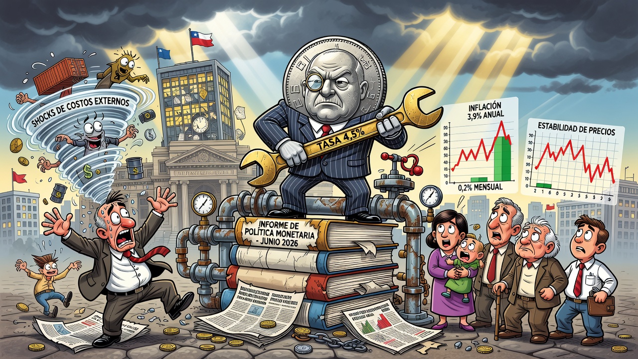 Banco Central de Chile dio a conocer su Informe de Política Monetaria de junio