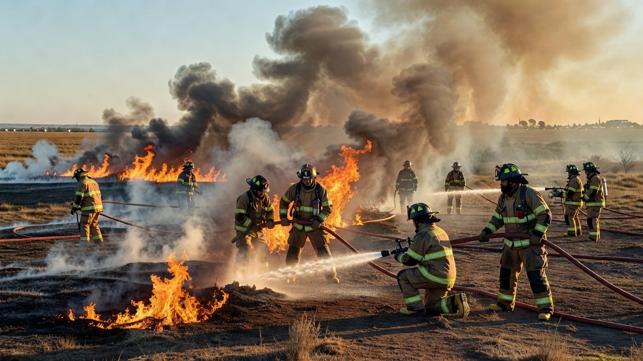 Impactante incendio en El Marquesado moviliza a bomberos en Mar del Plata