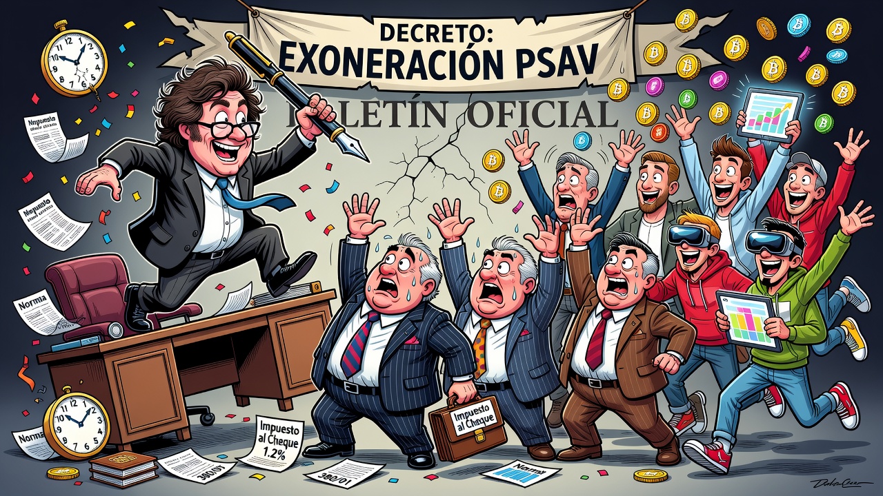 Image for Argentina exonera del impuesto al cheque a exchanges regulados de bitcoin