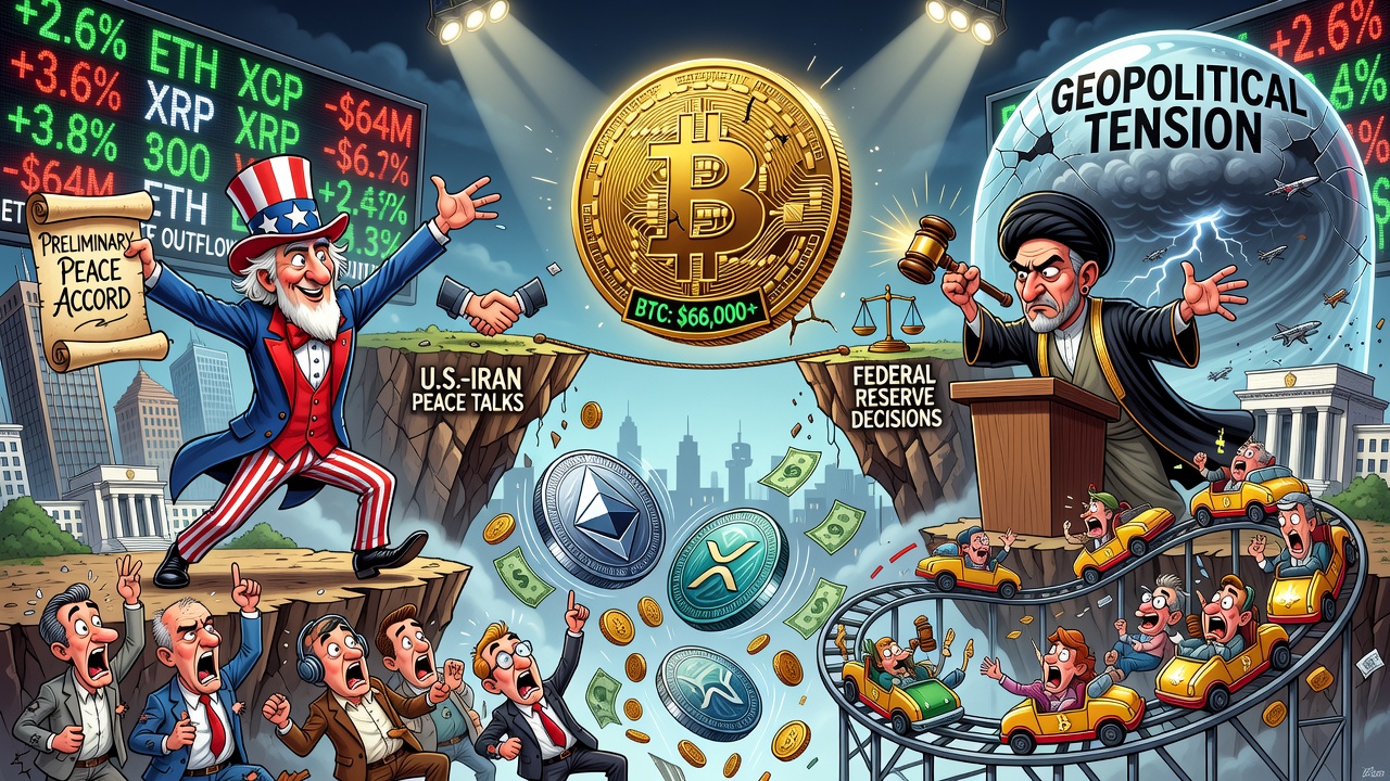 Image for Bitcoin se estabiliza por encima de los 66.000 dólares ante acuerdo EE.UU.-Irán