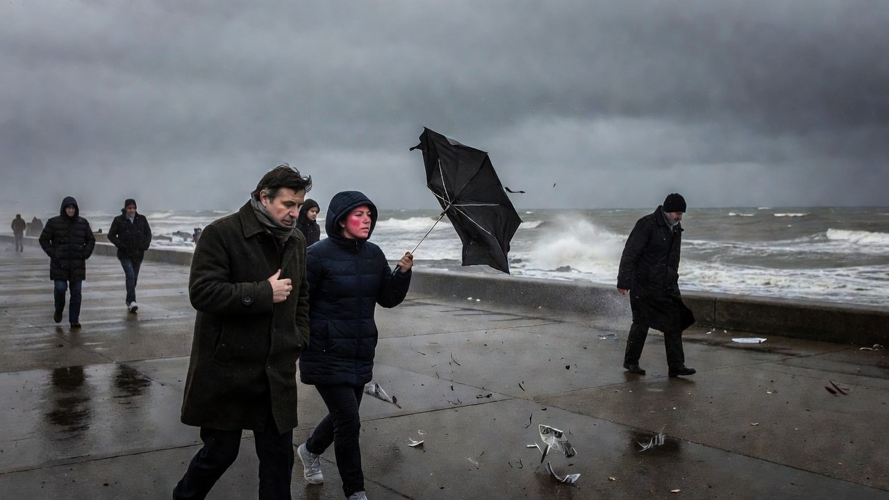 Martes invernal: mínima de 4 grados, cielo cubierto y fuertes vientos