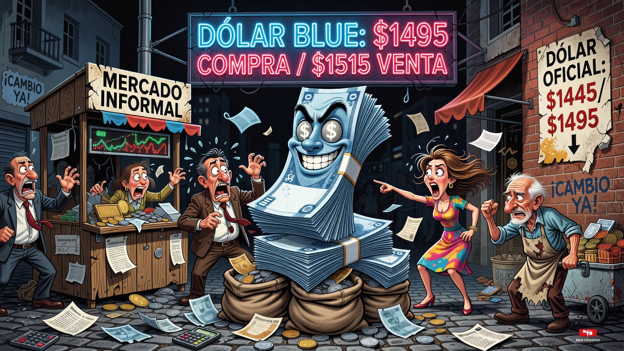Dólar blue cotiza a $1495 para la compra y $1515 para la venta este lunes 29 de junio