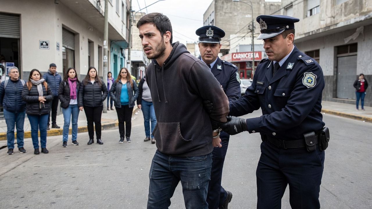 Detuvieron al hermano de Mailén Antonich por una entradera mientras encabezaba marchas por el femicidio de su hermana