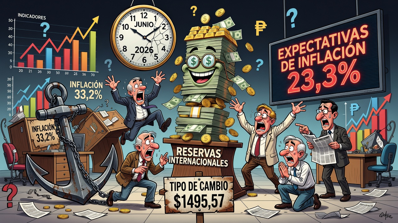 BCRA reporta reservas internacionales y actualiza indicadores económicos