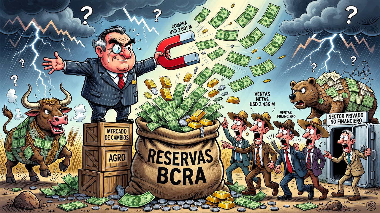Image for Reservas internacionales del BCRA crecieron USD 3.678 millones en mayo