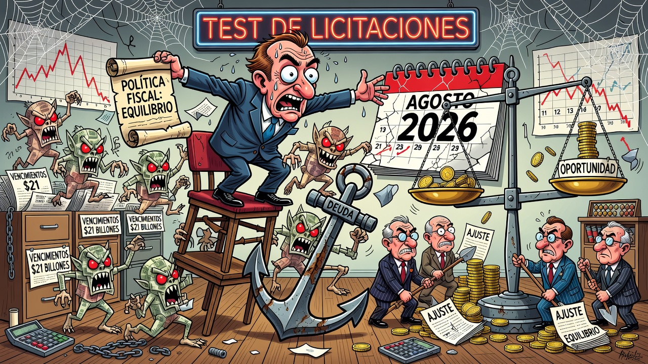 Economía enfrenta vencimientos de deuda por $21 billones en agosto