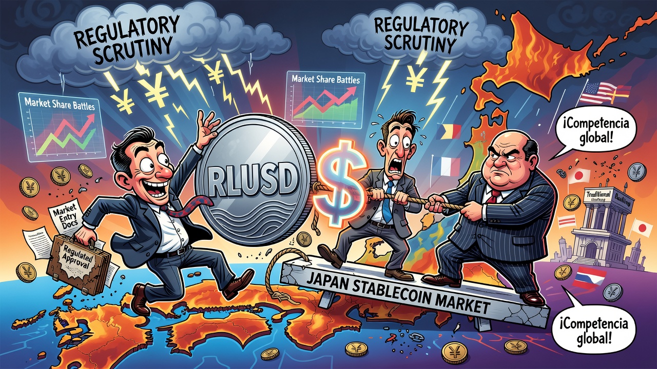 Ripple ingresa su stablecoin RLUSD a Japón e inicia competencia con Circle y Nomura