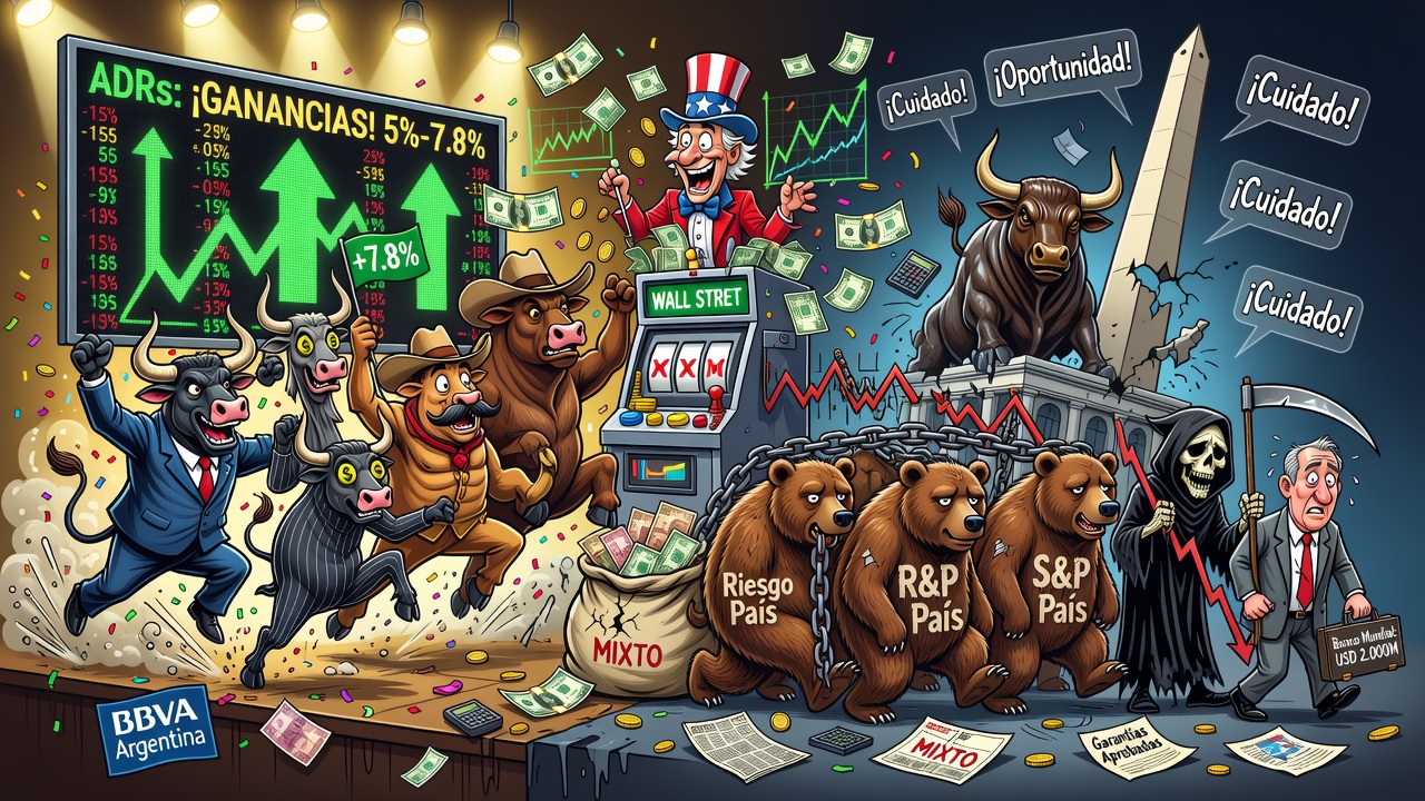 ADRs de bancos lideran ganancias en Wall Street mientras bonos soberanos operan mixtos