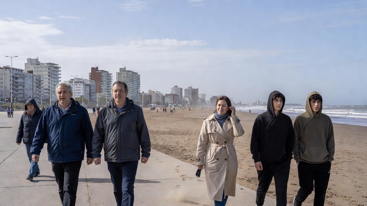 SMN pronostica para Mar del Plata temperaturas entre 10°C y 21°C sin precipitaciones
