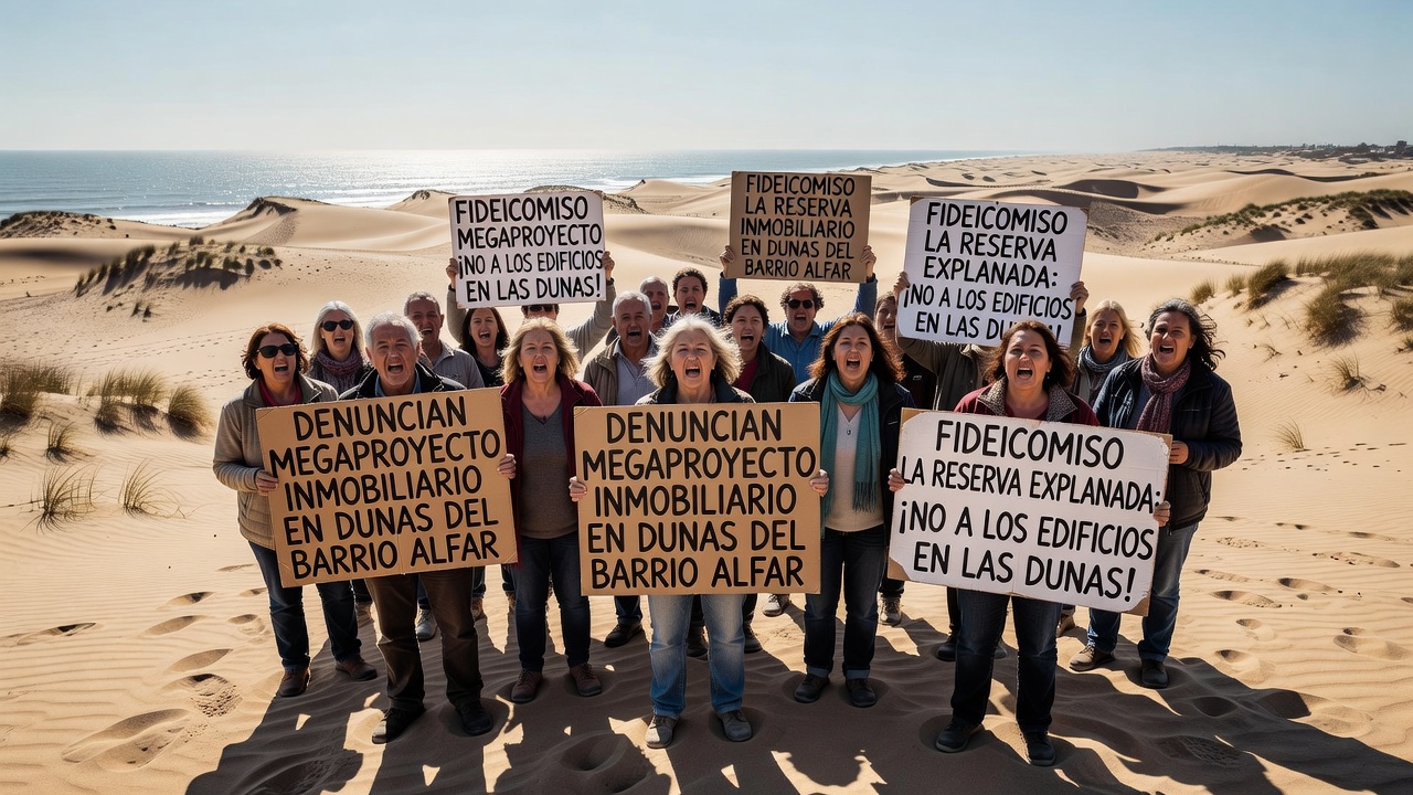 Denuncian megaproyecto inmobiliario en dunas del barrio Alfar