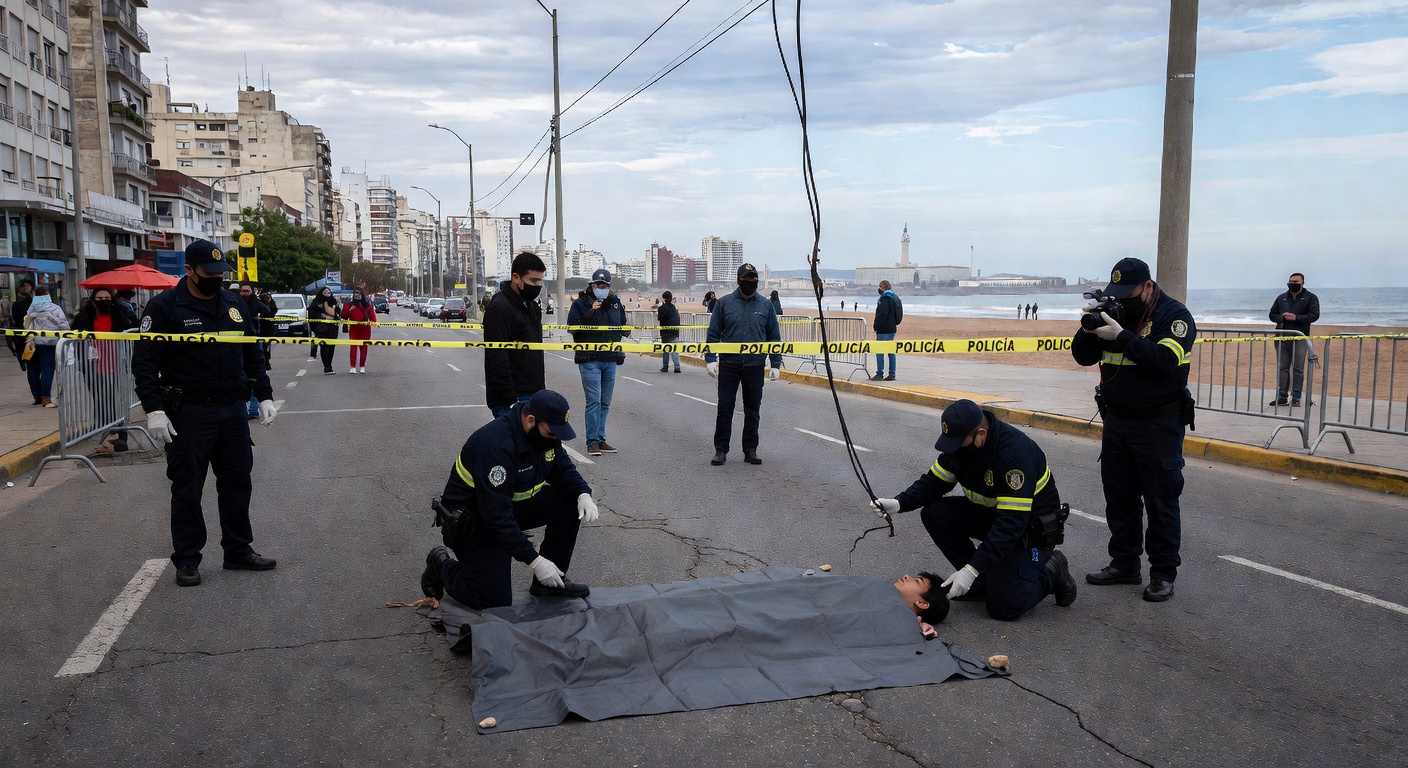 Image for Joven murió electrocutado mientras intentaba robar cables en la vía pública