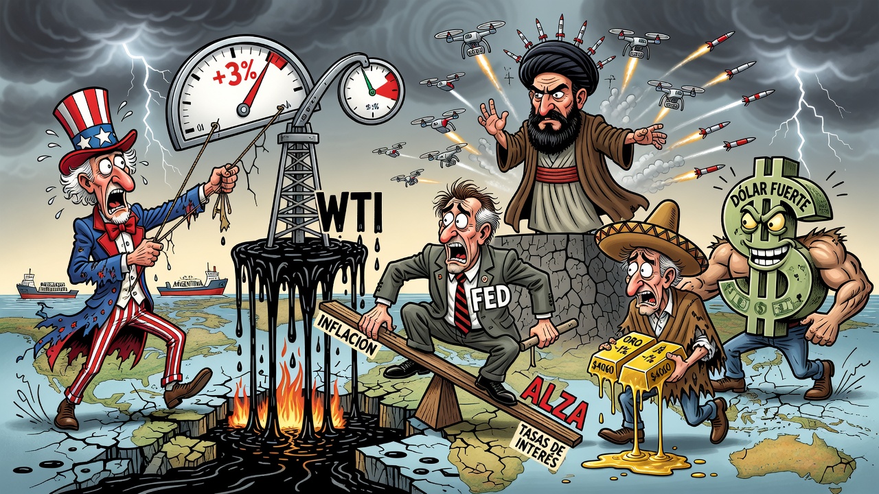 Image for Tensiones EE.UU.-Irán impulsan petróleo, avivan inflación y expectativas de alza de tasas de la Fed